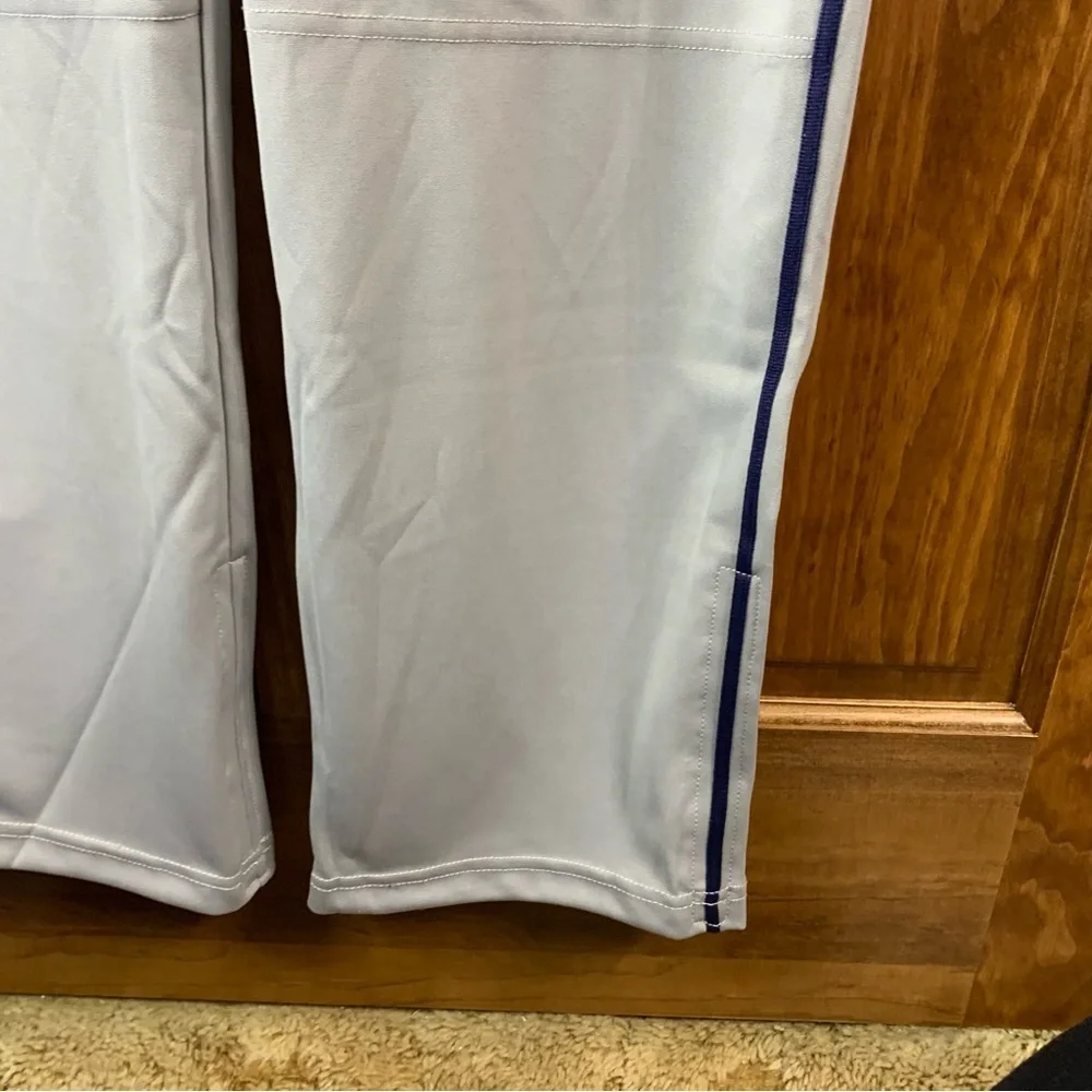 Men’s Champro open bottom loose fit Gray baseball pants Adult 2X